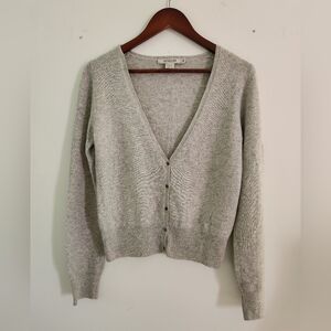 Cashmere Button Up Cardigan